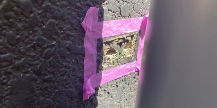 壁面マスキング