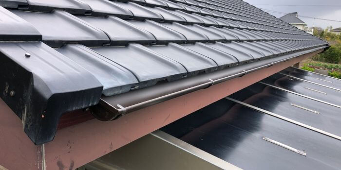 施工後の軒樋